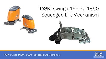 TASKI swingo 1650 1850 Squeegee Lift Mechanism Adjustments