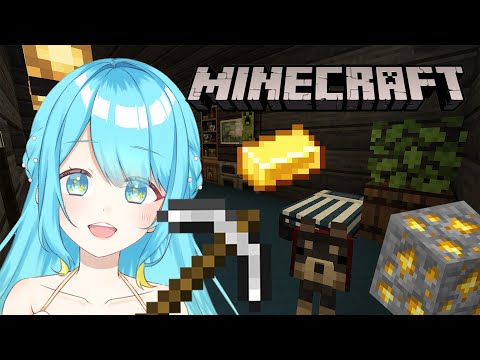 【Minecraft】金集めながらおしゃべり【鳴海凪紗/Vtuber】