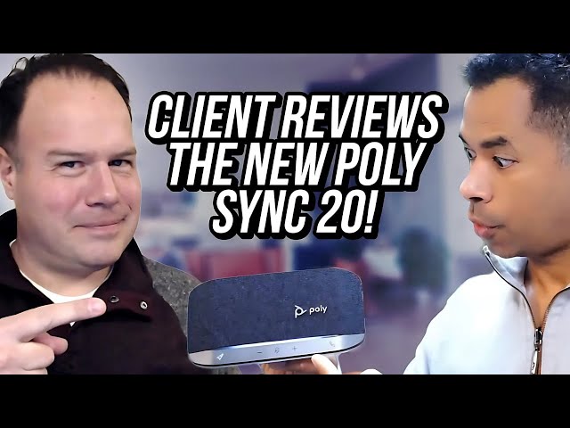 In Depth - Poly Sync 20 Review Speakerphone Performance Microsoft