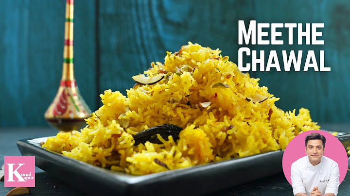 Sweet rice recipe | Zarda Pulao | Kesari Bhat | Bhasanti Pulao Durga Puja | Chef Kunal Rice Recipe
