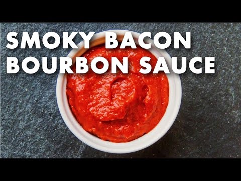 Smoky Bacon Bourbon Sauce Recipe Video