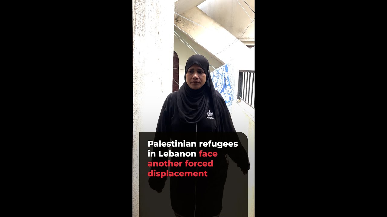 Palestinian refugees in Lebanon face another forced displacement | AJ#shorts