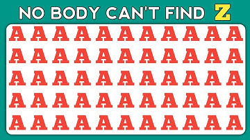 Only Geniuses | Can Find the Odd One Out | Number and letter edition