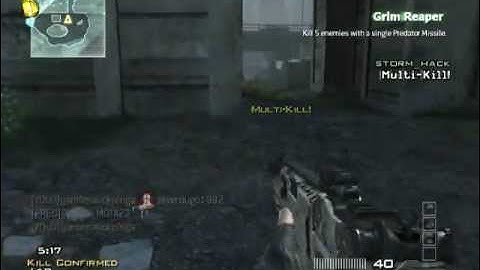 GRIM REAPER in MW3. PREDATOR MULTIKILL!!!