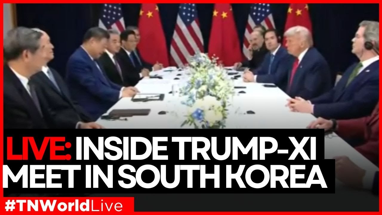TRUMP-XI TALKS LIVE IN BUSAN: Trade, Taiwan, And World Order On Table