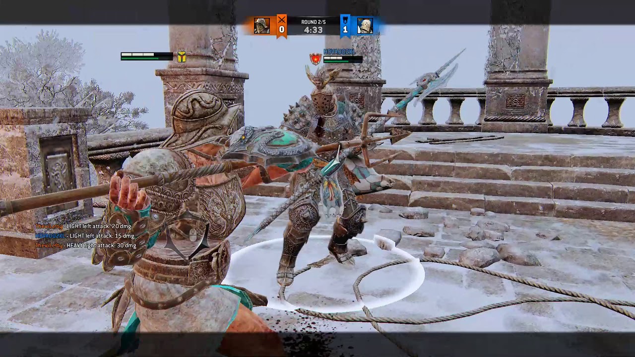 GLadiator vs For Honor 