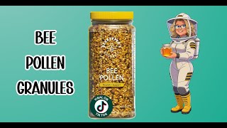Beekeeper's Naturals - 100% Raw Bee Pollen Granules, Natural Preserved Enzymes, Source of Vitamin B,