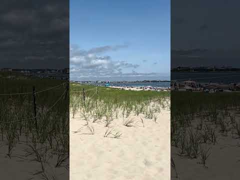 Walking Hampton Beach, New Hampshire