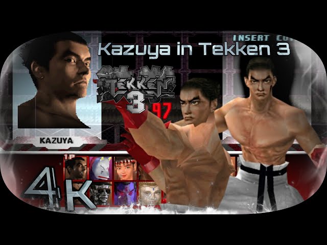 Kazuya in Tekken 3 Widescreen UHD 4k 60 FPS - YouTube