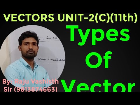 Types of vector unit-2(c)(11th)(L-1) - YouTube