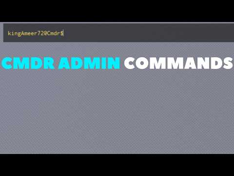 How to Make a Cmdr Admin Commands in Roblox Studio