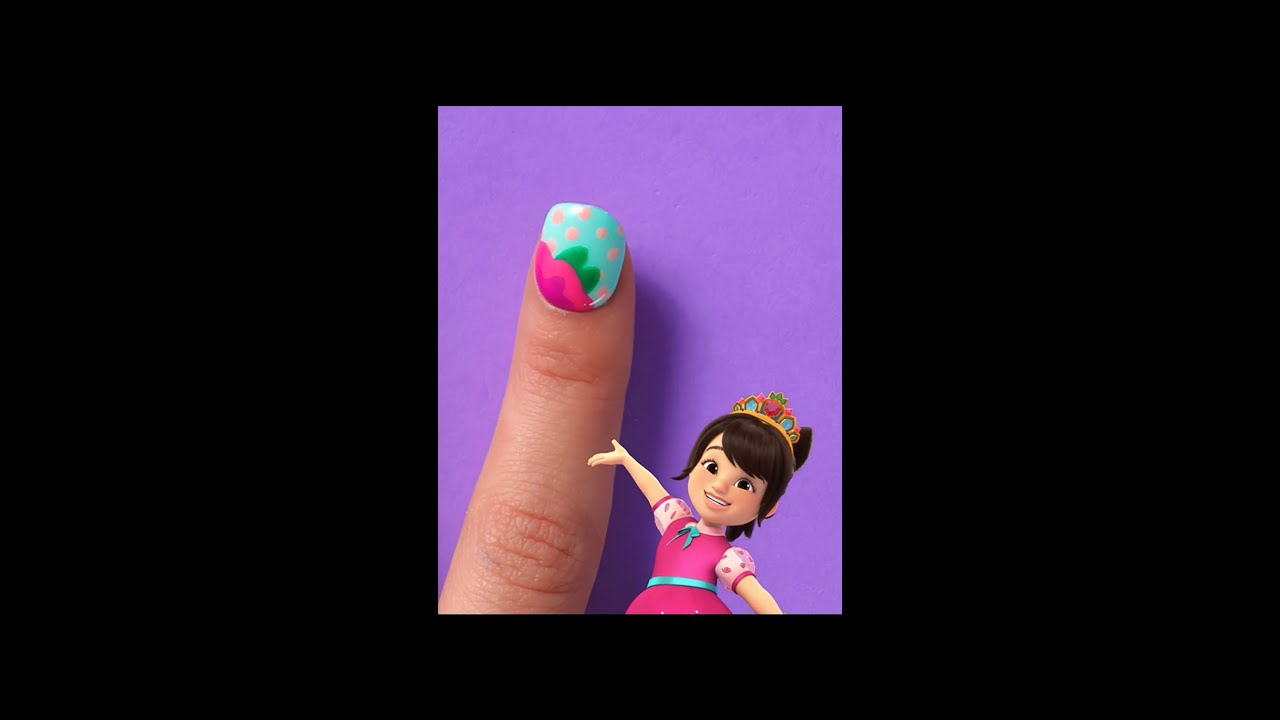 cute fruit nail art from Princess Power! 