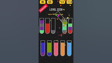 Water sort puzzle level 2238