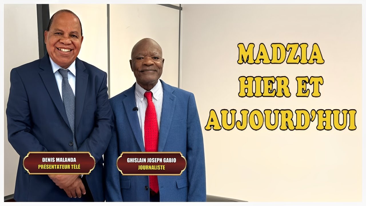 DENIS MALANDA REÇOIT  GHISLAIN JOSEPH GABIO DANS L’ÉMISSION « MADZIA HIER ET AUJOURD’HUI «