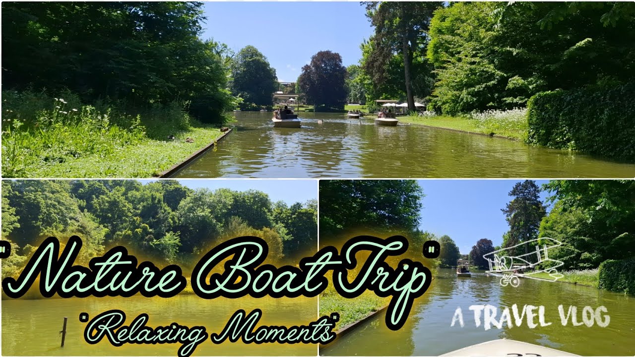 "Peaceful Boat Ride in German Nature | Summer Vibes | Relaxing Nature Travel Vlog"