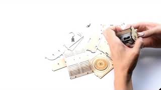 3D wooden puzzle.  Laser cutting 3D illustration. #woodenart #toys #kids