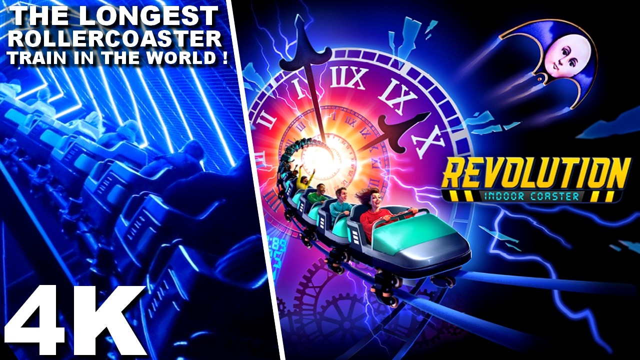 Revolution [On-Ride with Queue 4K POV] - Bobbejaanland