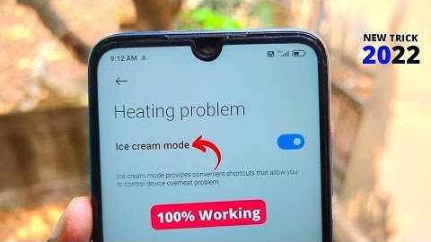 Enable Ice Cream Mode & Fix Phone Heating Problem Permanently | phone heating problem | #Avetech