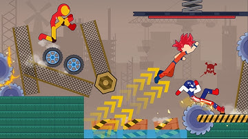 Stick Destruction - Battle of Ragdoll Warriors - Gameplay Android, iOS