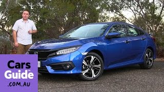 2016 Honda Civic sedan review | first drive video(Malcolm Flynn road tests and reviews the Honda Civic sedan with specs, fuel consumption and verdict at its Australian launch. - - - - - - - - - - The tenth generation ..., 2016-05-20T05:23:27.000Z)