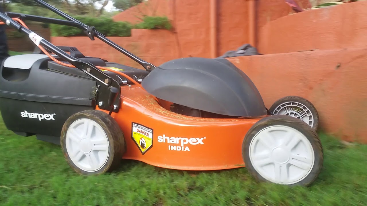 Sharpex india lawn mower YouTube