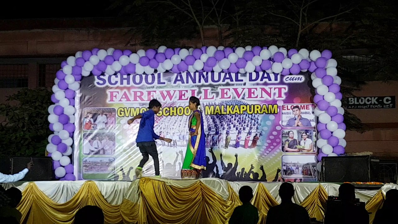 Super performance by 10th students | farewell celebrations | - YouTube
