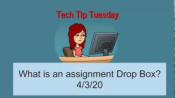 What is an assignment Drop Box in Google Classroom