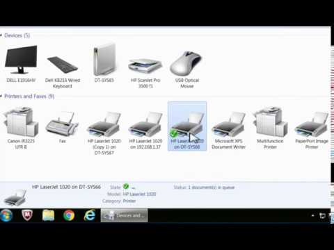 How to Clear the Printer Queue | How to cancel a Print command in Windows® 7. hqdefault