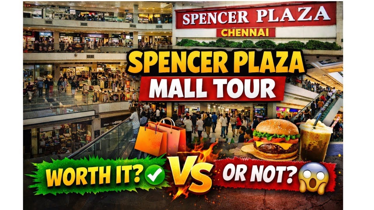 Exploring Chennai Spencer Plaza Mall | Full Mall Tour👀 - Worth It or Not? | Chennai Mall Vlogs