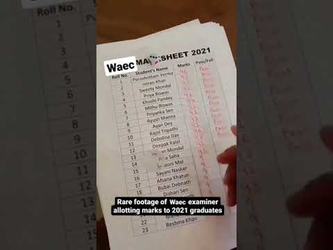 I wish this could be how the examiners mark our waec ??  #WAEC #funny #examination