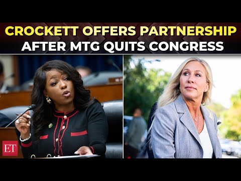 'Open to partnership!': Crockett reaches out to MTG after her shocking resignation announcement