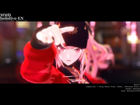 【MMDホロライブ】ヒアソビ【Mori Calliope】