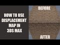 HOW TO USE DISPLACEMENT MAP IN 3DS MAX | 3DS CREATION #3dsmax #vray #rendering