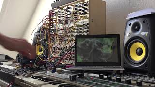 Synth Jam #45 (Eurorack Modular, Digitakt, Microkorg, TX81Z, Behringer Model D)