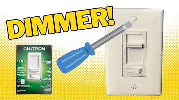 HOW TO Install a Dimmer Switch:  LUTRON Step-by-Step!
