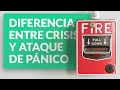 ⚡Diferencia entre crisis de ansiedad y ataque de pánico