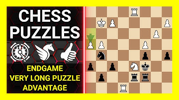 Chess Puzzles to Practice. Themes: Endgame, Very long puzzle, Advantage. Learn Chess