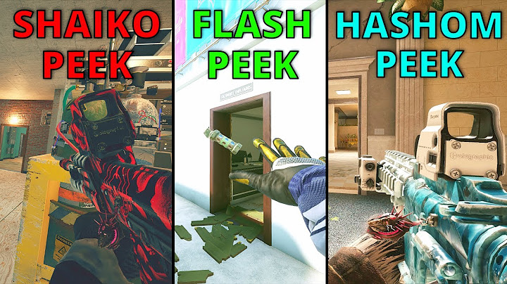 Which QUICK PEEK is The FASTEST in Rainbow Six