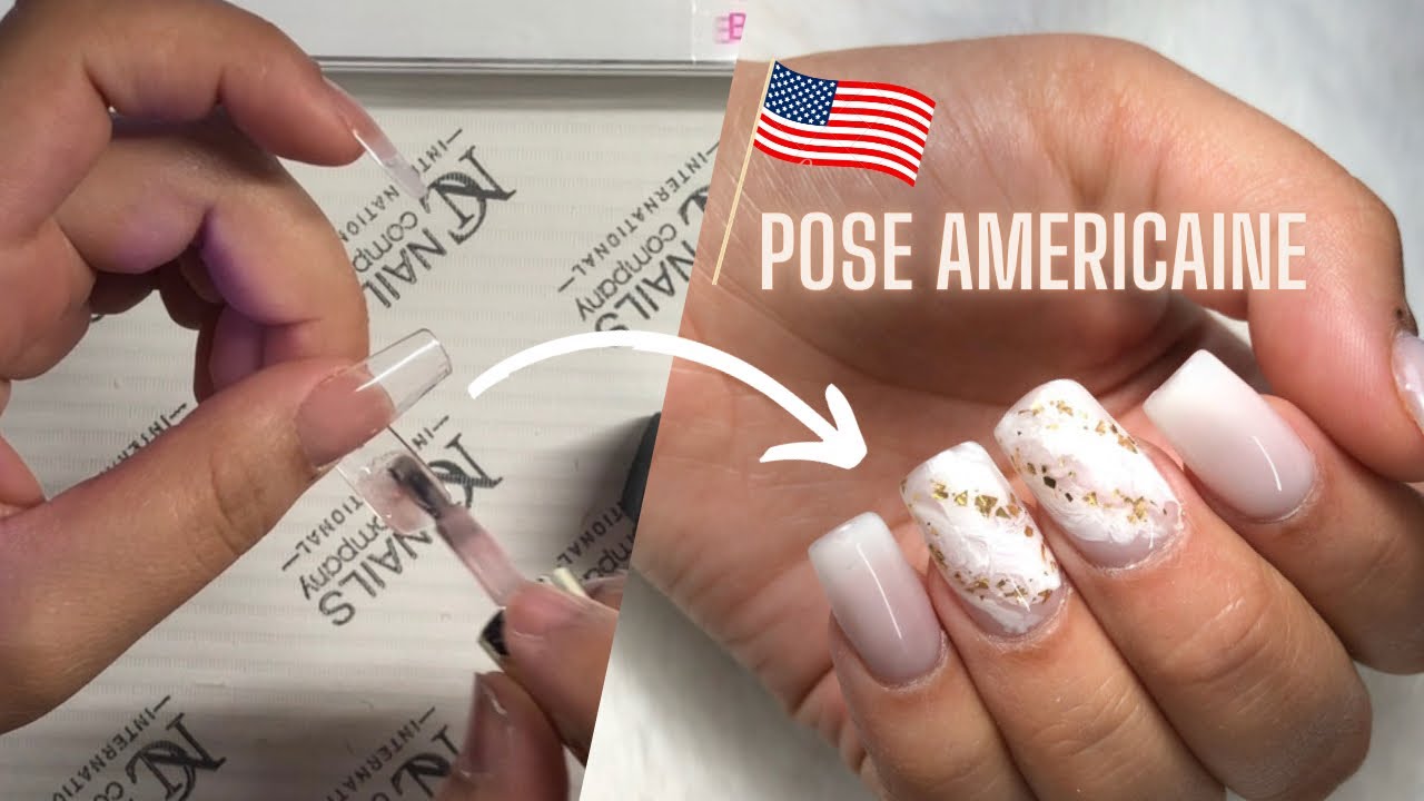 Tuto] Pose américaine/gel x + nail art - Capsule ongle 24 | MK NAILS -  YouTube