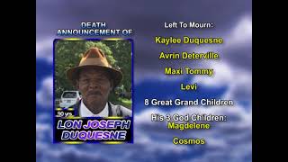 Lon Joseph Duquesne long