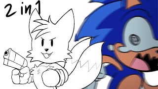 “2 in 1!?” Tails’ Gun and Hearing Voices (Comic Dub) @DoomTheMeme