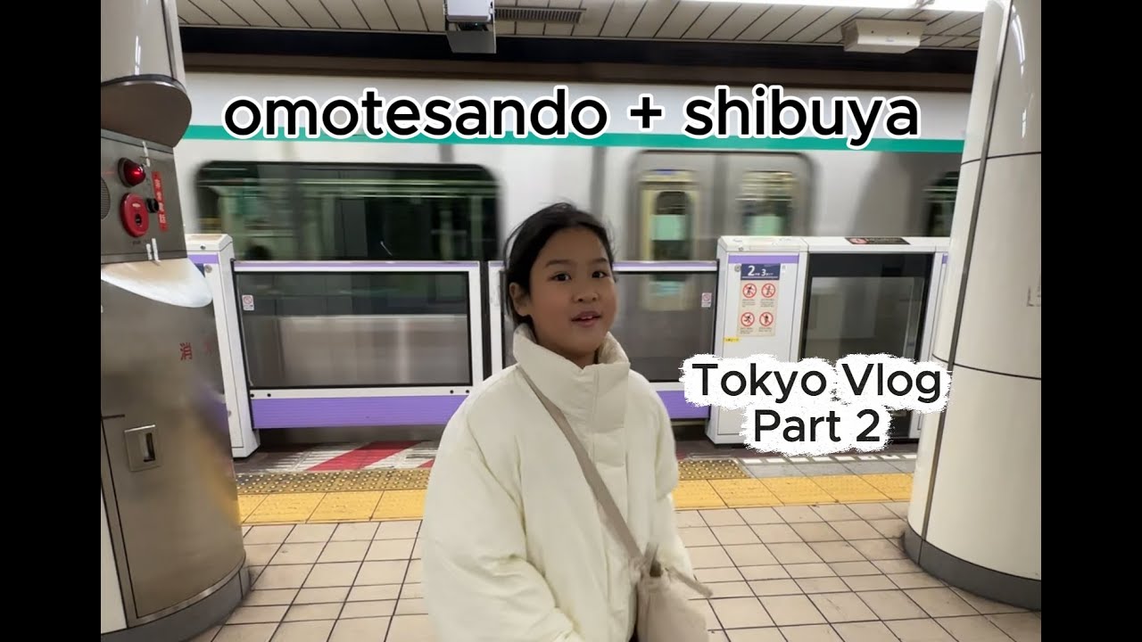 Tokyo Travel Vlog 2025 | Part 2 – Omotesando and Shibuya Adventures