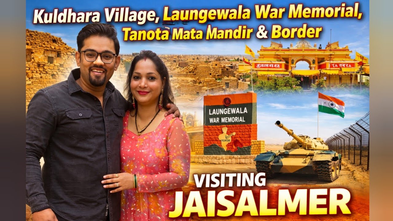 Haunted Kuldhara to Heroic Longewala 🇮🇳 | IND PAK Border | Rajasthan Travel Vlog