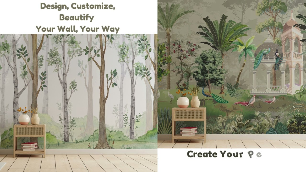 Custom Wallpapers Made Easy On Demands - Design Your Dream Space with Unique and Trendy Wall Murals!