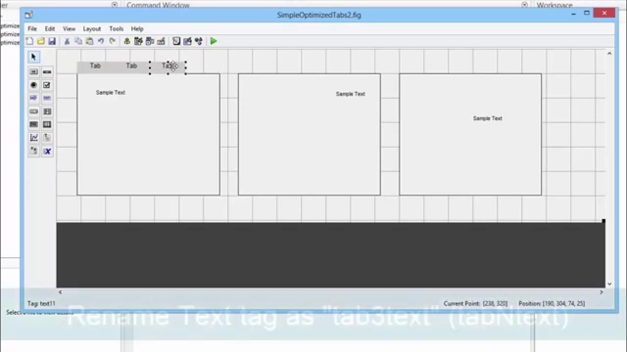 MATLAB Simple Optimized GUI Tabs - YouTube