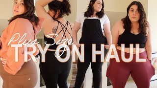 PLUS SIZE TRY-ON ACTIVEWEAR HAUL | Halara, She Fit, Pop Flex, Swoverall