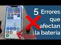 iOS 14 - 5 ERRORES QUE DAÑAN LA BATERÍA DE TU IPHONE