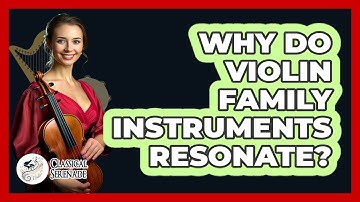 Why Do Violin Family Instruments Resonate? - Classical Serenade