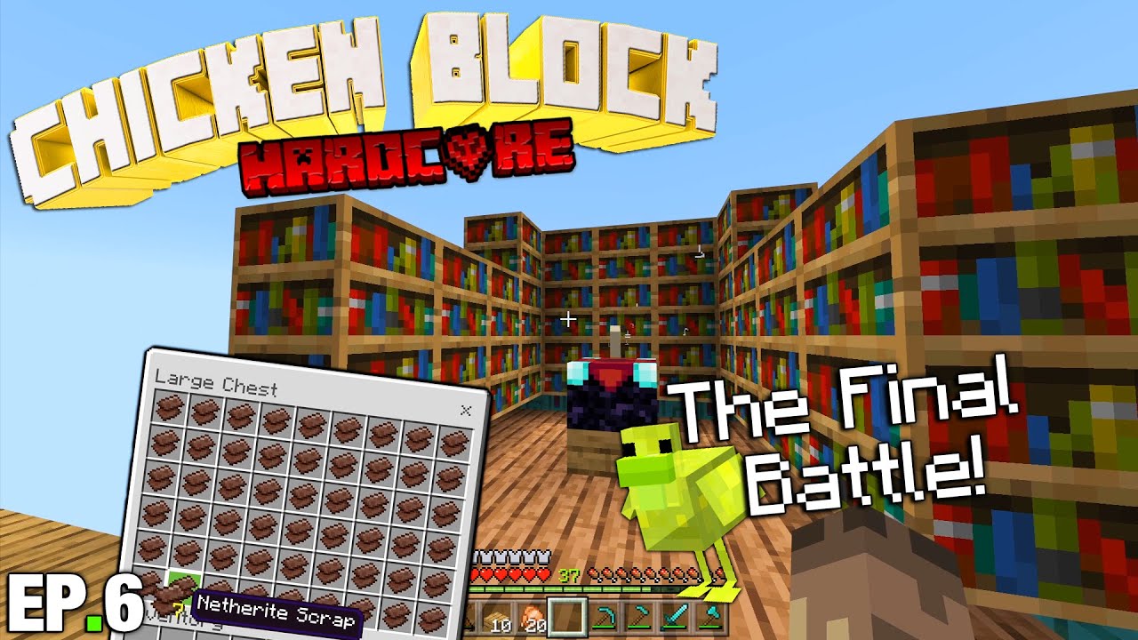 "Chicken Block" Hardcore Let's Play #6 [MCPE]