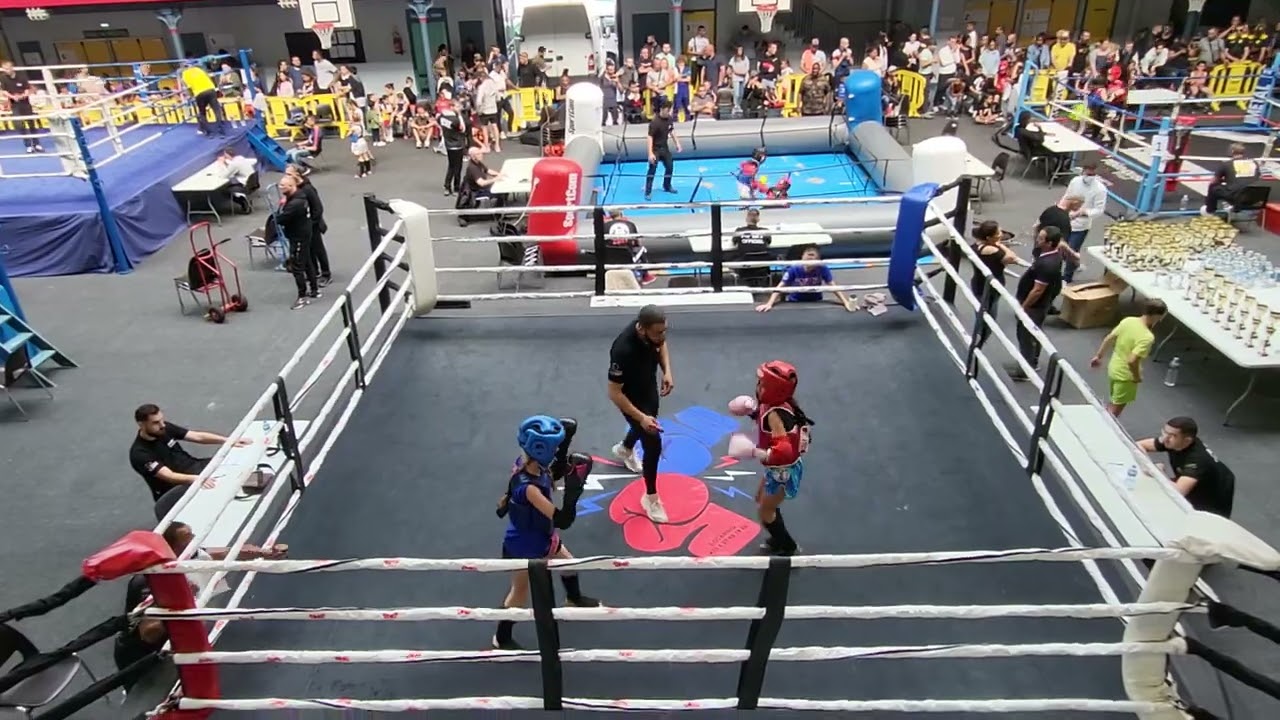 combat 1 , championnat de france de muaythai AFMT , le 21.05.22 , aya bozarhoun